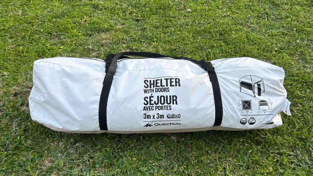 Abrigo Decathlon 3x3 m – Jardim ou Campismo
