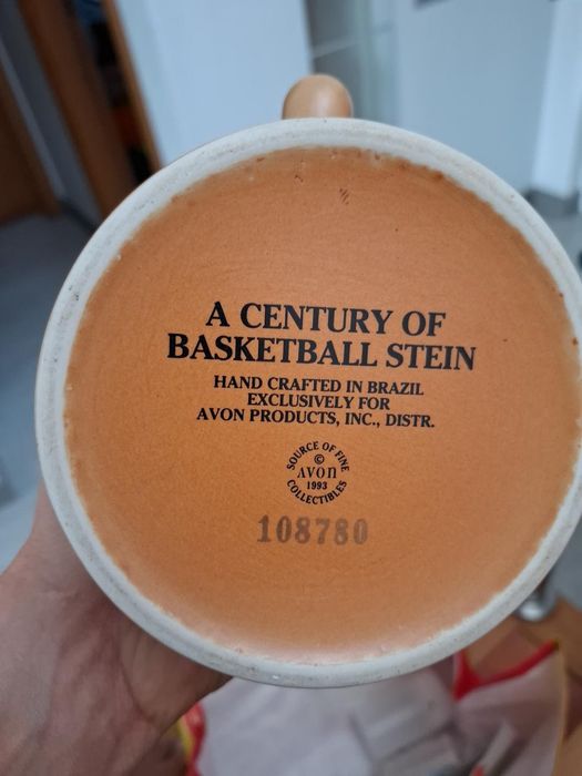 Caneca de Coleção "A Century of Basketball Stein" 1993