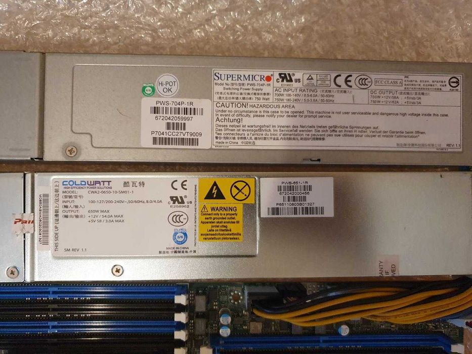 Сервер supermicro під розбір по X10DRH-C