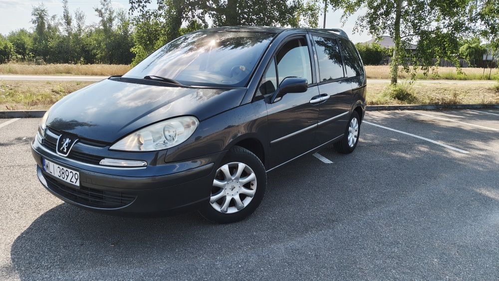 Peugeot 807 2.0 benzyna 7 osobowy, Alu klima dvd el otwierane drzwi hak zamiana !!