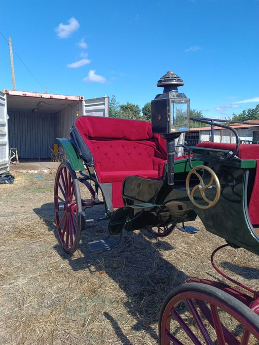 Charrete Milord com arreio singular