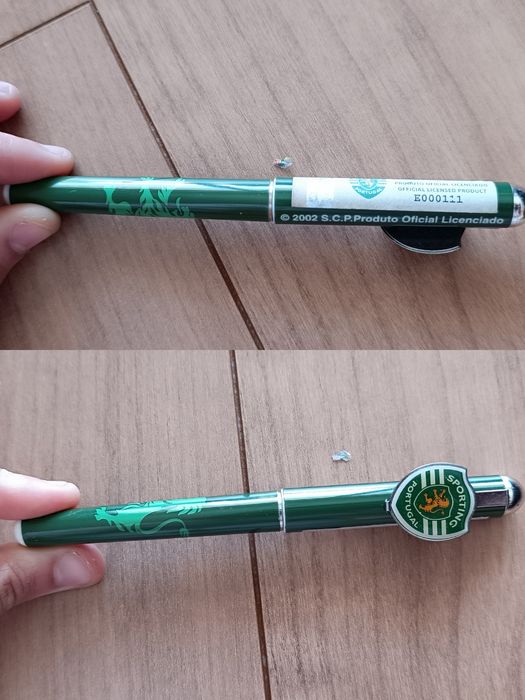 Pack Sporting: 1 Poster, 1 caneta original, 2 equipamentos e cartão ho