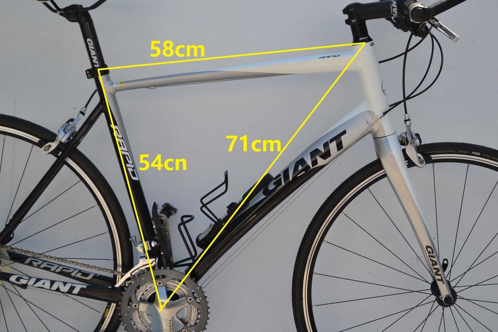 szosowy giant rapido 3x9 shimano 105 rama L super stan polecam