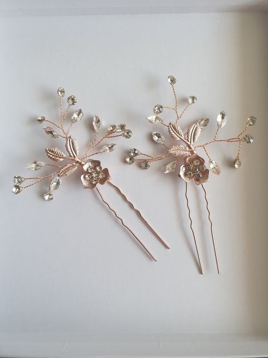 Wsuwki kokówki ozdoby do włosów ślubne
