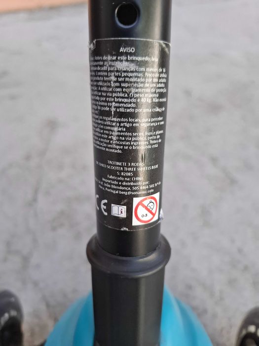 Trotinete para criança até 40kg - BERG