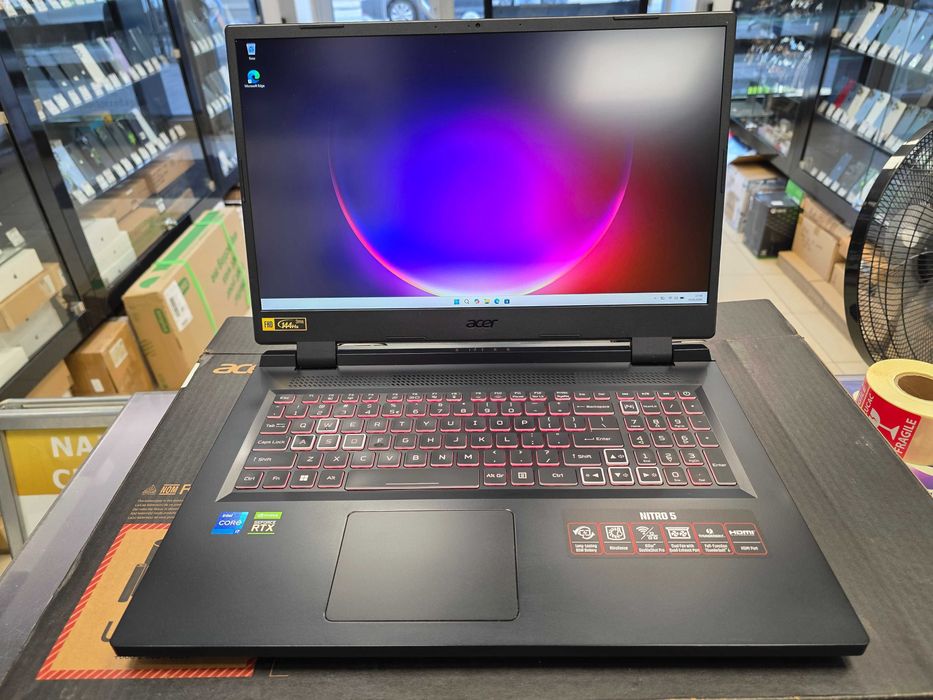 Acer Nitro 5 AN517-55/ i7-12700H 2.70 GHz/ 32GB DDR4 3200 MHz/ 512GB M2 + 1TB M2!/ RTX 3070 Ti 8GB!/ 17.3" FHD IPS 144 Hz/ GW 12 MSC