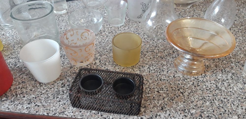 Conjunto de Porta-Velas/Outros Decorativos