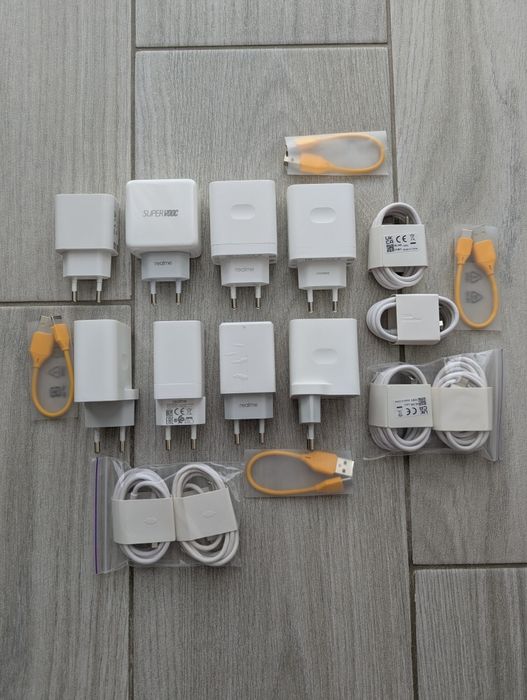 Нові оригінальні зарядні пристрої Realme 10W 18W 33W 50W 67W 100W