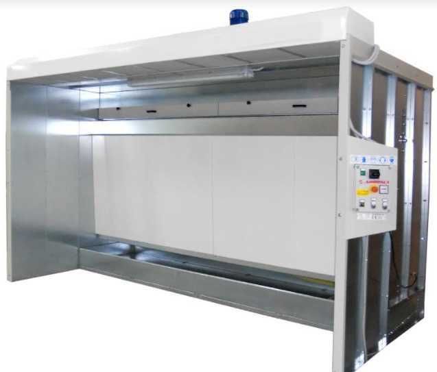 Cabina - cabine para pintura com extração a seco 3000x1500