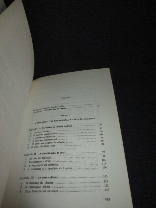 Livro A Nova Aliança Ilya Prigogine Isabelle Stengers