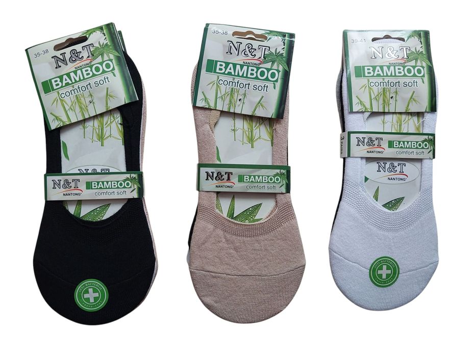 Skarpety damskie bambusowe do balerinek