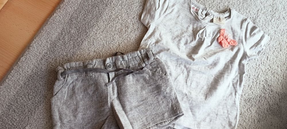 Paka ubrań kurtka / płaszczyk wiosenny zestaw Zara 86/92