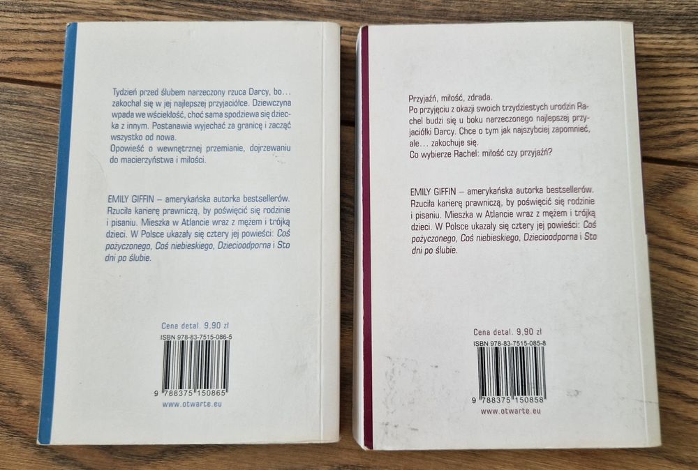 Książki Cos pożyczonego Coś niebieskiego Emily Giffin