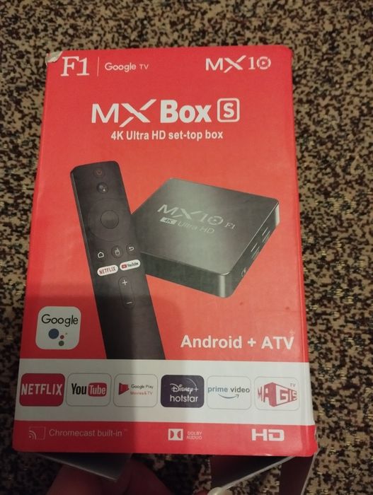 Смарт ТВ приставка MX10 F1  Android+ATV