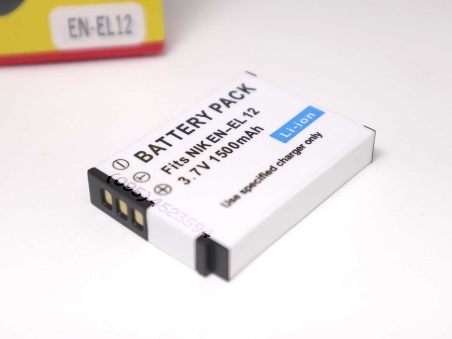 Акумулятор для Nikon EN-EL12 1500mA батарея аккумулятор