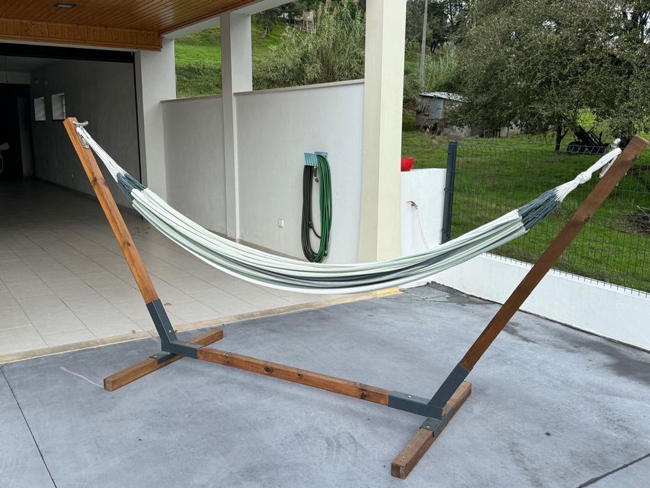 Suporte para rede de jardim