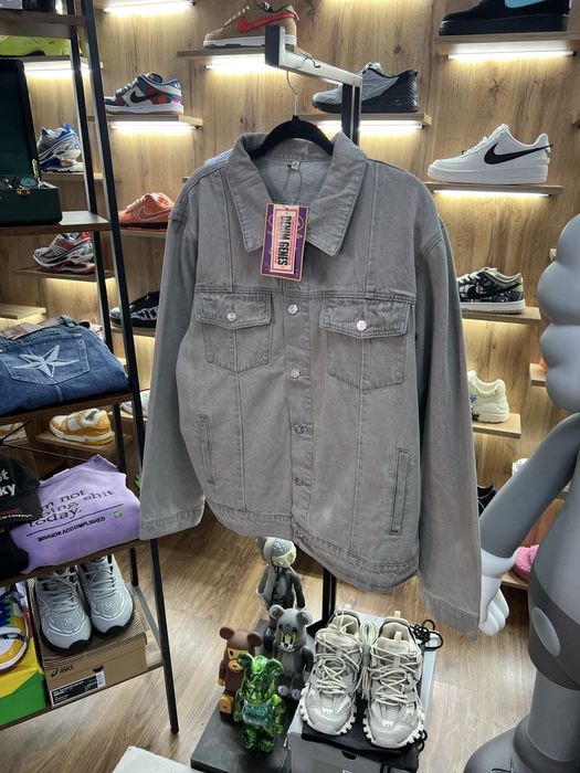 Джинсова Куртка Corteiz C - Star Denim Grey