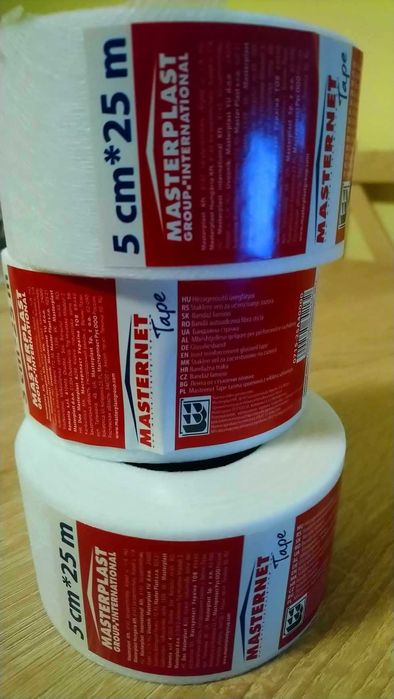 Taśma spoinowa z włókna szklanego 5 cm x 25 m + gratis