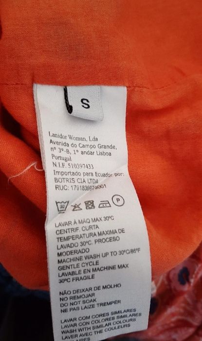 Vestido estampado  Tam S, Lanidor