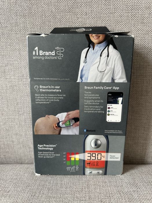 Braun ThermoScan 7+ Connect - termometr douszny dla dzieci