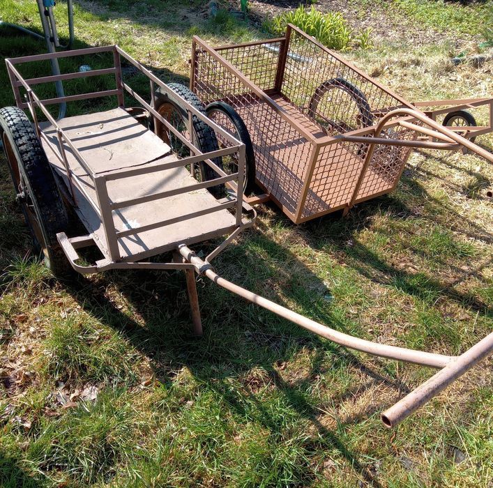 Wózek ogrodowy do ogrodu na liście