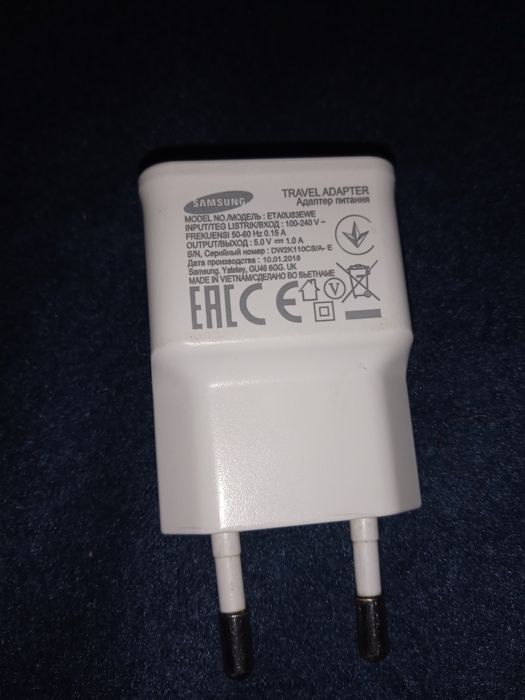 Кабель USB - micro USB 5 видов / Адаптер євровилка питания Samsung