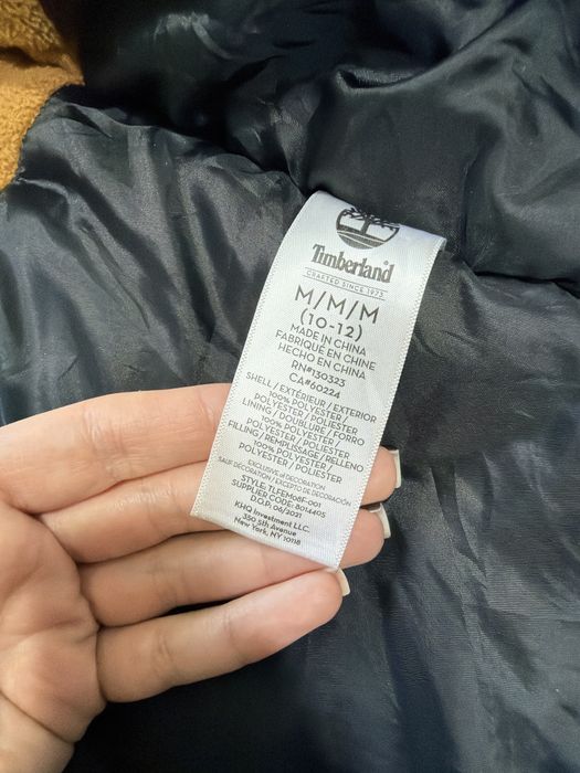 парка на хлопчика timberland