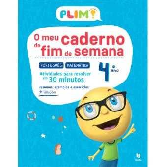 Livro "PLIM! O Meu Caderno de Fim de Semana 4.º ano"