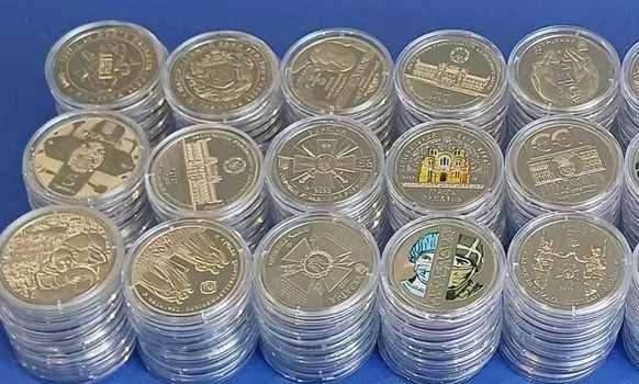 Продам Пам'ятні монети України НБУ 2007 2009 2011 2012 2013 2014 2015 2016 2017 2019 з колекції 2,5 гривень