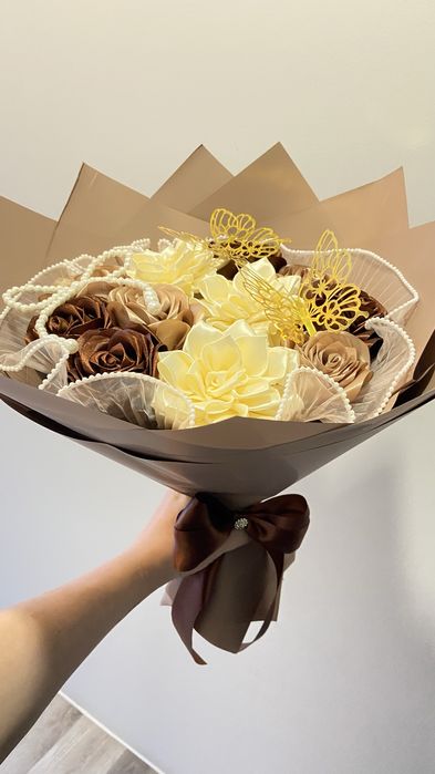 Buque de rosas eternas