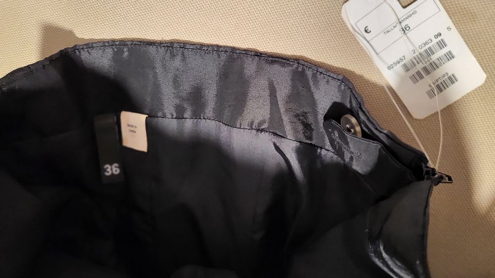 Vestido sexy preto novo com etiqueta 36