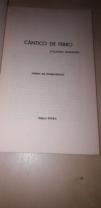 Cântico de Ferro - Yolanda Morazzo (1976, Angola)