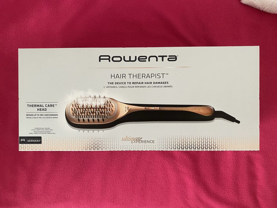 Escova Alisadora Rowenta Hair Therapist