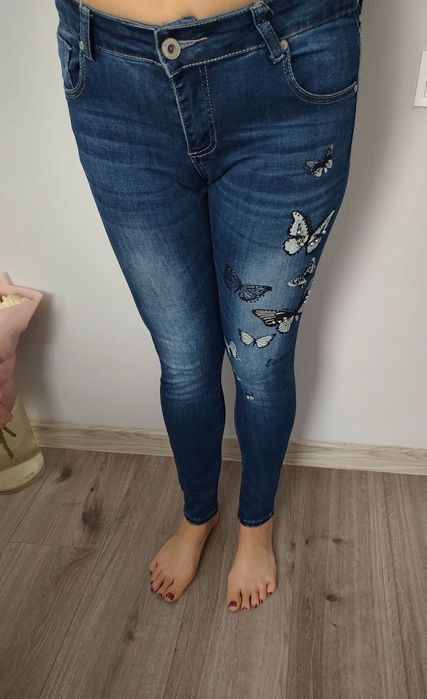 Штани-джинси розмір 48-50 стреч