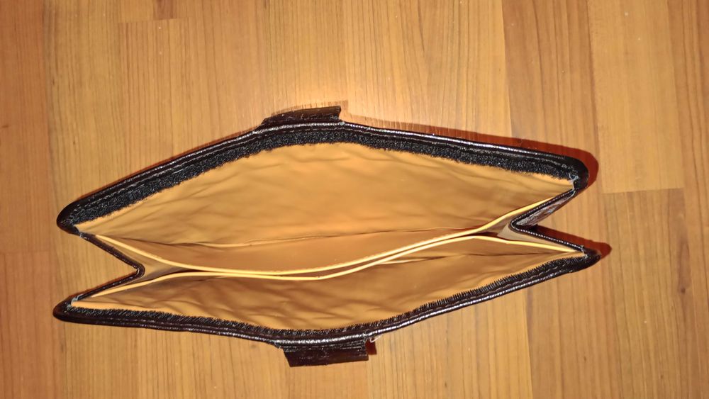 Saszetka Kosmetyczka Kopertówka 3 przegrody 29x19x7cm WzoryKwiaty NOWA