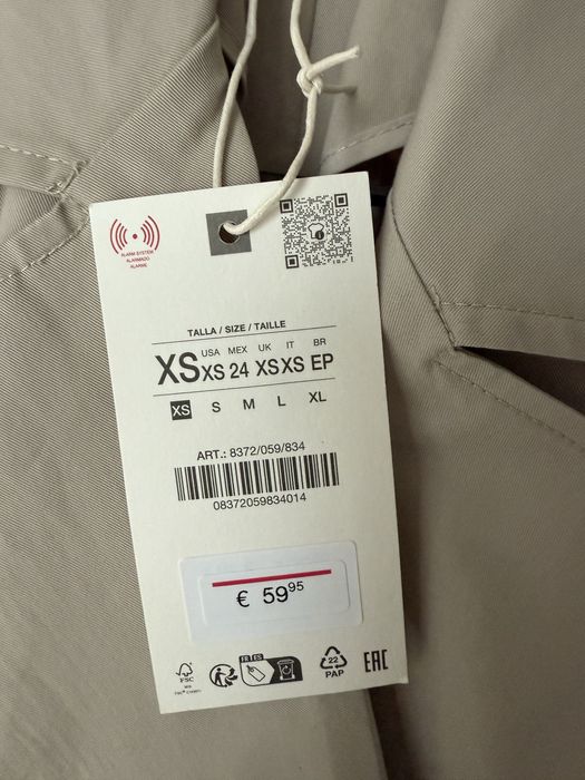 Новий тренч ZARA.