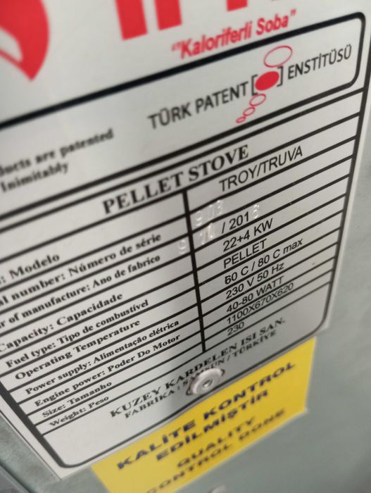 Vendo Caldeira de pellets para peças