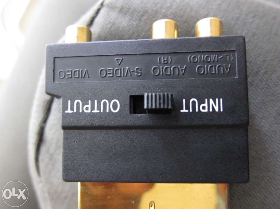 Adaptador scart para rcas video/video s