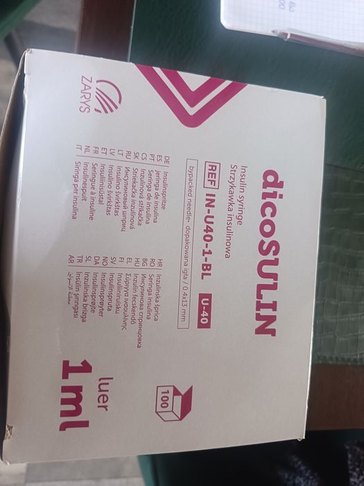 Strzykawki insulinowe