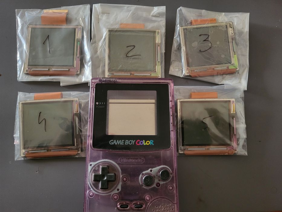 Ecrãs gameboy color, advance sp
