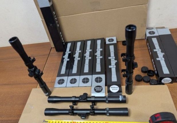 Оптичний приціл 4x20 BASSELL Оптика Ласточкин Хвіст Нові Пневматика