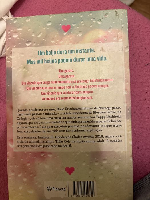 livro Mil Beijos de garoto