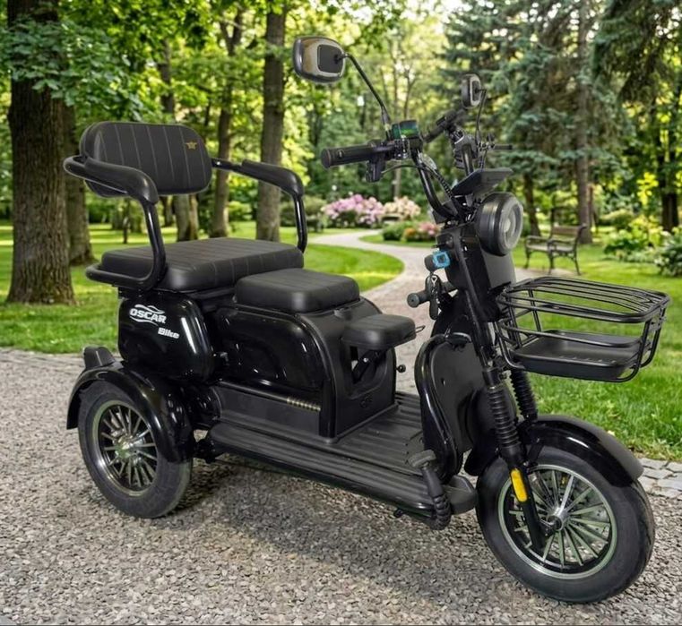 Електроскутер триколісний Oscar Trio2 1200W Трехколесный электроскутер