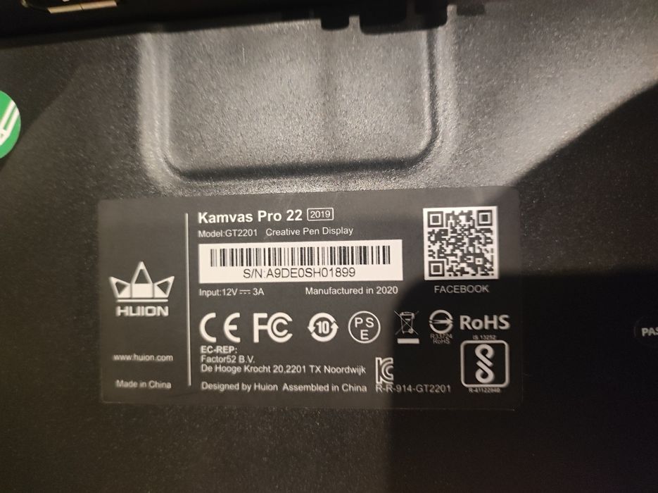 Kamvas Pro 22 GT2201 Tablet graficzny jak nowy