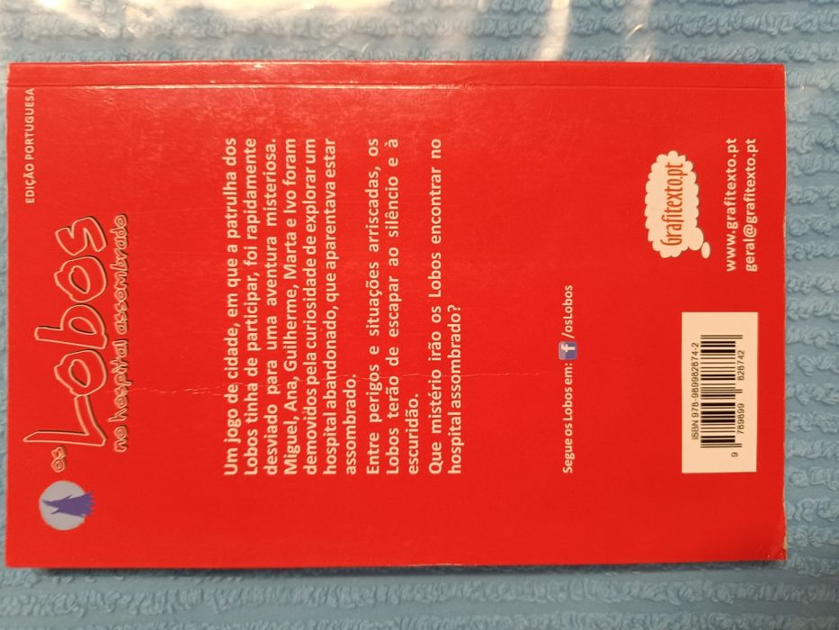 livro os lobos no hospital assombrado