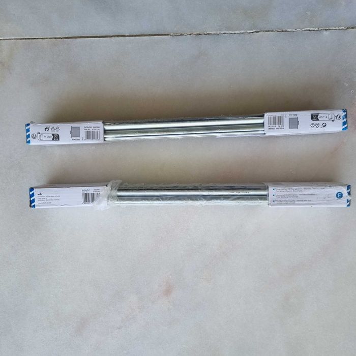 Corrediças galvanizadas com rolamento de esferas 45Kg 400mm