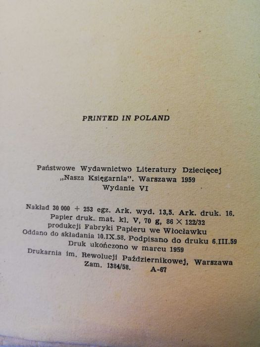 Flibustierowie - Władysław Umiński - wydanie VI - 1959 rok