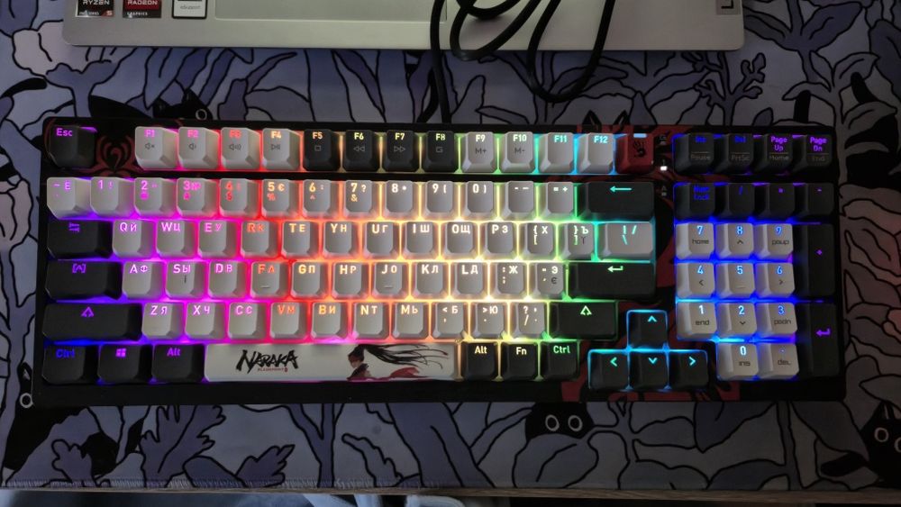 Клавіатура Bloody S98 (Naraka) з світчами Outemu Silent Peach V3