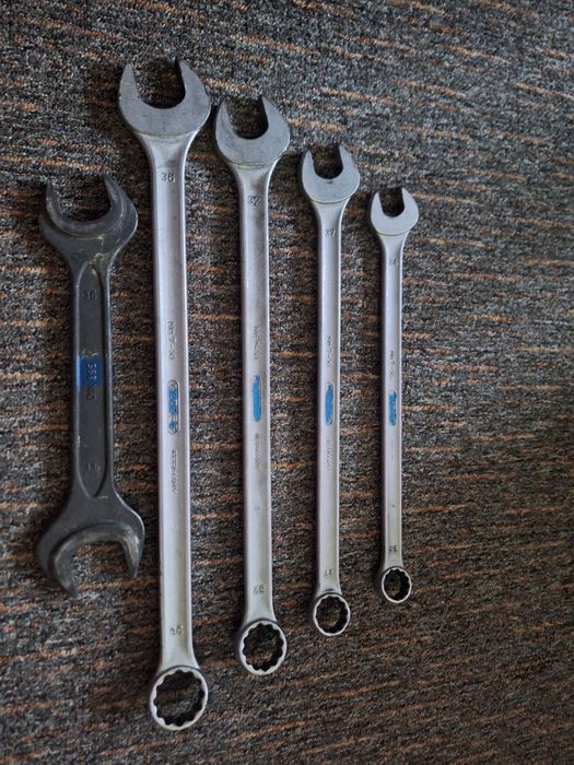 Komplet kluczy płasko oczkowych