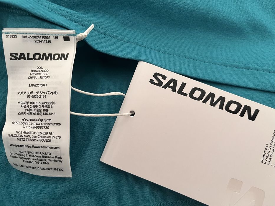 Лонгслів Salomon XXL , новий!